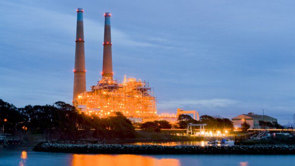 Image of the Moss Landing Power plant